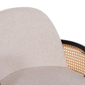 75064 ΣΚΑΜΠΟ ΜΠΑΡ ΠΕΡΙΣΤΡΕΦΟΜΕΝΟ BECKER HM18251.02 PLYWOOD ΜΑΥΡΟ--ΕΚΡΟΥ ΥΦΑΣΜΑ 50x52x100Υ