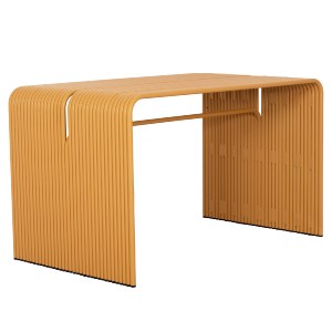 75077 ΤΡΑΠΕΖΙ ΤΡΑΠΕΖΑΡΙΑΣ ΣΕΙΡΑ INTREPID HM6330.07 ΑΛΟΥΜΙΝΙΟ ΜΟΥΣΤΑΡΔΙ 120x70x70.5Υεκ.