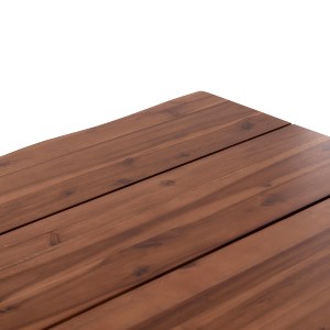 75081 ΤΡΑΠΕΖΙ ΤΡΑΠΕΖΑΡΙΑΣ FRIGGO HM6375.02 ΞΥΛΟ ΑΚΑΚΙΑΣ ΠΑΧΟΣ ΕΠΙΦΑΝΕΙΑΣ 2,6εκ- 160x80x76Υ