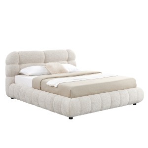 75088 ΚΡΕΒΑΤΙ ΜΕ ΑΠΟΘ.ΧΩΡΟ MOLEN HM730.03 ΜΠΕΖ ΜΠΟΥΚΛΕ ΥΦΑΣΜΑ--ΓΙΑ ΣΤΡΩΜΑ 160x200εκ