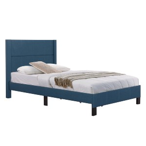 75105 ΚΡΕΒΑΤΙ TRILLOP HM667.14 ΜΠΛΕ ΥΦΑΣΜΑ ΓΙΑ ΜΟΝΟ ΣΤΡΩΜΑ 120X200εκ.