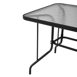 75151 ΣΕΤ ΤΡΑΠΕΖΑΡΙΑΣ 5ΤΜΧ ADAM HM21160 ΚΑΡΕΚΛΕΣ ΑΛΟΥΜΙΝΙΟΥ & ΤΡΑΠΕΖΙ 120x70 ΓΚΡΙ