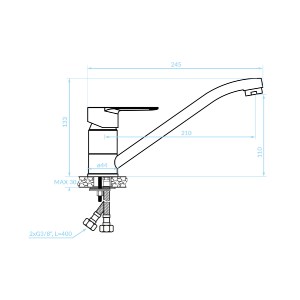 75153 ΜΠΑΤΑΡΙΑ ΚΟΥΖΙΝΑΣ ΠΑΓΚΟΥ HM4865 ΜΑΚΡΥ ΡΟΥΞΟΥΝΙ-ΧΡΩΜΙΟΥ--24.5x13.3Υεκ