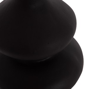 75176 ΕΠΙΤΡΑΠΕΖΙΟ ΔΙΑΚΟΣΜΗΤΙΚΟ ΒΑΖΟ CHELIN HM4670S ΤΕΡΑΚΟΤΑ ΣΕ ΜΑΥΡΟ--Φ20x25Υεκ.