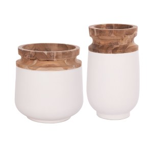 75194 ΔΙΑΚΟΣΜΗΤΙΚΑ ΒΑΖΑ ΔΑΠΕΔΟΥ 2ΤΜΧ LINTER HM21140.02 FIBER CEMENT ΛΕΥΚΟ-ΞΥΛΟ ΤΕΑΚ 47Υ & 60Υεκ