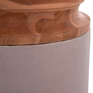 75196 ΔΙΑΚΟΣΜΗΤΙΚΑ ΒΑΖΑ ΔΑΠΕΔΟΥ 2ΤΜΧ LINTER HM21140.04 FIBER CEMENT TAUPE-ΞΥΛΟ ΤΕΑΚ 47Υ & 60Υεκ