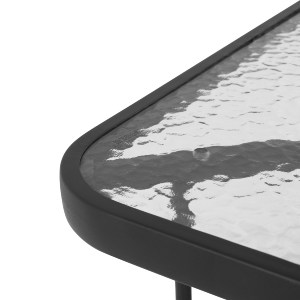 75210 ΣΕΤ ΤΡΑΠΕΖΑΡΙΑΣ 5ΤΜΧ ADAM HM21220 ΚΑΡΕΚΛΕΣ ΜΕΤΑΛΛΙΚΕΣ & ΤΡΑΠΕΖΙ 110x60 ΜΑΥΡΟ