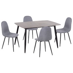 75269 ΣΕΤ ΤΡΑΠΕΖΑΡΙΑΣ 5ΤΜΧ RAVEN HM21068.03 ΚΕΡΑΜΙΚΟ TOP ΓΚΡΙ ΜΑΡΜΑΡΟ--ΓΚΡΙ ΥΦΑΣΜΑ