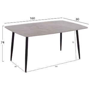 75274 ΣΕΤ ΤΡΑΠΕΖΑΡΙΑΣ 7ΤΜΧ RAVEN HM21070.03 ΚΕΡΑΜΙΚΟ TOP--4 ΚΑΡΕΚΛΕΣ & 2 ΠΟΛΥΘΡΟΝΕΣ ΓΚΡΙ