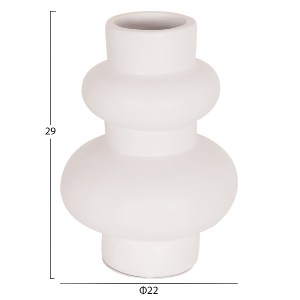 75325 ΣΕΤ 3 ΕΠΙΤΡΑΠΕΖΙΑ ΔΙΑΚΟΣΜΗΤΙΚΑ ΒΑΖΑ LEKKAN ΗΜ21142.02 ΤΕΡΑΚΟΤΑ ΣΕ ΛΕΥΚΟ & ΜΑΥΡΟ