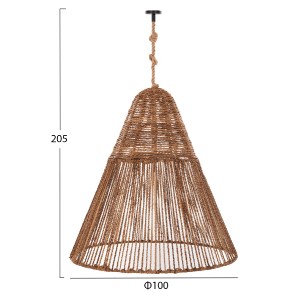 75327 ΣΕΤ ΦΩΤΙΣΤΙΚΟ ΟΡΟΦΗΣ ΚΡΕΜΑΣΤΟ HM11920 ΣΧΟΙΝΙ ΚΑΙ ΙΝΕΣ ΜΠΑΝΑΝΙΑΣ Φ100Χ205Υεκ.