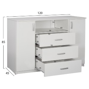 75334 ΣΕΤ ΚΡΕΒΑΤΟΚΑΜΑΡΑΣ 5ΤΜΧ ADLER HM11758.03 ΜΕΛΑΜΙΝΗ ΛΕΥΚΗ-ΓΙΑ ΣΤΡΩΜΑ 160x200εκ