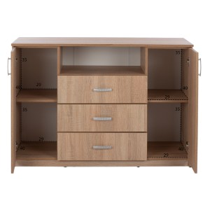75335 ΣΕΤ ΚΡΕΒΑΤΟΚΑΜΑΡΑΣ 6ΤΜΧ ADLER HM11759 ΜΕΛΑΜΙΝΗ SONAMA OAK-ΓΙΑ ΣΤΡΩΜΑ 160x200εκ