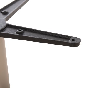 75465 ΒΑΣΗ ΤΡΑΠΕΖΙΟΥ ΑΛΟΥΜΙΝΙΟΥ ΣΤΡΟΓΓΥΛΗ ΚΑΠΟΥΤΣΙΝΟ HM476.25 ΣΤΑΥΡΟΣ 46Χ46εκ Φ44Χ73Υεκ.