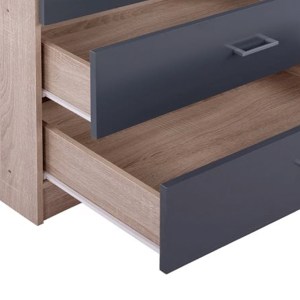 75470 ΝΤΟΥΛΑΠΑ 4ΦΥΛΛΗ REINA ME 4 ΣΥΡΤΑΡΙΑ HM21259 ΜΕΛΑΜΙΝΗ ΓΚΡΙ-SONAMA 160x42x180Υεκ