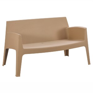 75487 ΚΑΝΑΠΕΣ 2-ΘΕΣΙΟΣ ΠΟΛΥΠΡΟΠΥΛΕΝΙΟΥ SLEEK HM6366.03 ΧΡΩΜΑ ΚΑΠΟΥΤΣΙΝΟ 118x48,5x73Υεκ.