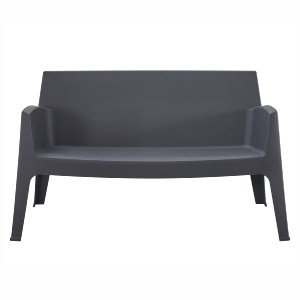 75488 ΚΑΝΑΠΕΣ 2-ΘΕΣΙΟΣ ΠΟΛΥΠΡΟΠΥΛΕΝΙΟΥ SLEEK HM6366.10 ΧΡΩΜΑ ΓΚΡΙ 118x48,5x73Υεκ.