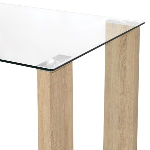 75526 ΣΕΤ ΤΡΑΠΕΖΑΡΙΑΣ 5ΤΜΧ LEOMOR HM21270.02 ΤΡΑΠΕΖΙ & 4 ΚΑΡΕΚΛΕΣ - ΚΑΦΕ ΥΦΑΣΜΑ