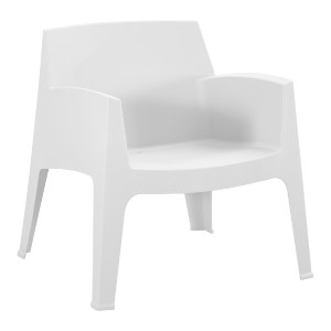 75548 ΠΟΛΥΘΡΟΝΑ ΠΟΛΥΠΡΟΠΥΛΕΝΙΟΥ LOUNGE SLEEK HM6365.01 ΛΕΥΚΟ 62,5x48,5x73Υεκ.