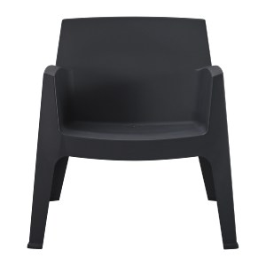 75550 ΠΟΛΥΘΡΟΝΑ ΠΟΛΥΠΡΟΠΥΛΕΝΙΟΥ LOUNGE SLEEK HM6365.02 ΜΑΥΡΟ 62,5x48,5x73Υεκ.