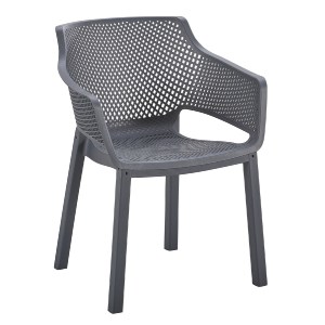 75559 ΠΟΛΥΘΡΟΝΑ ΠΟΛΥΠΡΟΠΥΛΕΝΙΟΥ PEGGY HM6368.10 ΓΚΡΙ 60x55x79Υεκ