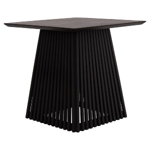75585 ΤΡΑΠΕΖΙ ΤΡΑΠΕΖΑΡΙΑΣ ΤΕΤΡΑΓΩΝΟ FRANTZ HM9458.02 MINDI ΞΥΛΟ ΜΑΥΡΟ 80x80x78Yεκ.
