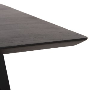 75585 ΤΡΑΠΕΖΙ ΤΡΑΠΕΖΑΡΙΑΣ ΤΕΤΡΑΓΩΝΟ FRANTZ HM9458.02 MINDI ΞΥΛΟ ΜΑΥΡΟ 80x80x78Yεκ.
