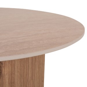75593 ΤΡΑΠΕΖΙ ΣΑΛΟΝΙΟΥ TWIL HM18325 ΚΕΡΑΜΙΚΟ TOP ΟΨΗ ΤΡΑΒΕΡΤΙΝΑΣ-MDF ΒΑΣΗ Φ80x40Υεκ