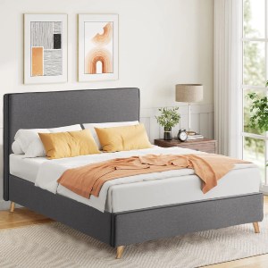 75626 ΚΡΕΒΑΤΙ ΜΕ ΣΤΡΩΜΑ MAYLIN HM21281.03 ΓΚΡΙ ΥΦΑΣΜΑ--ΓΙΑ 120x200εκ