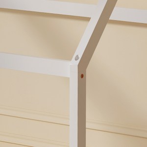 75686 ΚΡΕΒΑΤΙ ΠΑΙΔΙΚΟ ΜΕ ΣΤΡΩΜΑ PEPE HM21302.01 ΞΥΛΟ ΠΕΥΚΟΥ ΣΕ ΛΕΥΚΟ--ΣΤΡΩΜΑ 90x190εκ