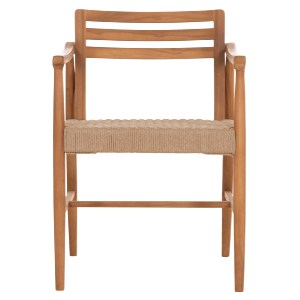 75705 ΠΟΛΥΘΡΟΝΑ ΤΡΑΠΕΖΑΡΙΑΣ ROBIN HM18351 ΞΥΛΟ TEAK & ΣΧΟΙΝΙ VIRO ΦΥΣΙΚΟ 53,5x60x78Υεκ