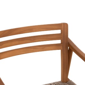 75705 ΠΟΛΥΘΡΟΝΑ ΤΡΑΠΕΖΑΡΙΑΣ ROBIN HM18351 ΞΥΛΟ TEAK & ΣΧΟΙΝΙ VIRO ΦΥΣΙΚΟ 53,5x60x78Υεκ