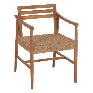 75705 ΠΟΛΥΘΡΟΝΑ ΤΡΑΠΕΖΑΡΙΑΣ ROBIN HM18351 ΞΥΛΟ TEAK & ΣΧΟΙΝΙ VIRO ΦΥΣΙΚΟ 53,5x60x78Υεκ