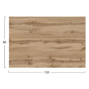 75744 ΕΠΙΦΑΝΕΙΑ ΤΡΑΠΕΖΙΟΥ HPL ΟΡΘΟΓΩΝΙΑ HM5840.36 SONAMA OAK 120x80εκ.