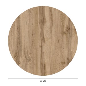 75764 ΕΠΙΦΑΝΕΙΑ ΤΡΑΠΕΖΙΟΥ HPL ΣΤΡΟΓΓΥΛΗ HM5842.36 SONAMA OAK Φ70εκ.