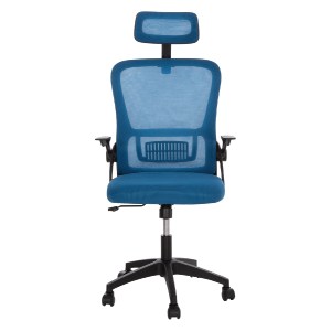 75800 ΚΑΡΕΚΛΑ ΓΡΑΦΕΙΟΥ BLAZER HM1205.03 ΜΠΛΕ MESH-ΜΑΥΡΟΣ ΣΚΕΛΕΤΟΣ NYLON 60,5x47x85,5Υεκ.