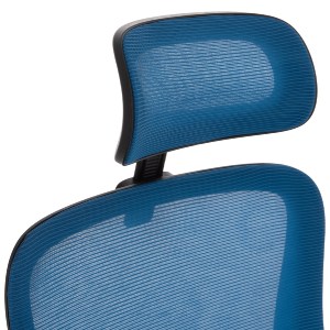 75800 ΚΑΡΕΚΛΑ ΓΡΑΦΕΙΟΥ BLAZER HM1205.03 ΜΠΛΕ MESH-ΜΑΥΡΟΣ ΣΚΕΛΕΤΟΣ NYLON 60,5x47x85,5Υεκ.