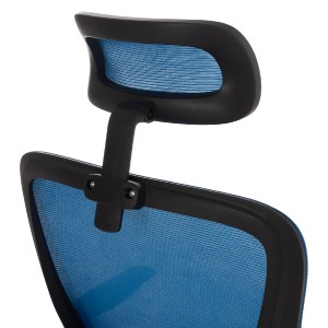 75800 ΚΑΡΕΚΛΑ ΓΡΑΦΕΙΟΥ BLAZER HM1205.03 ΜΠΛΕ MESH-ΜΑΥΡΟΣ ΣΚΕΛΕΤΟΣ NYLON 60,5x47x85,5Υεκ.