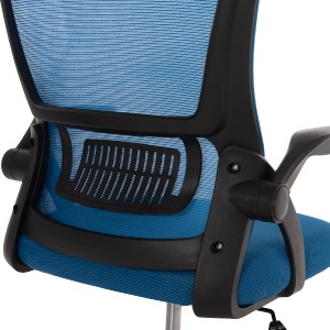 75800 ΚΑΡΕΚΛΑ ΓΡΑΦΕΙΟΥ BLAZER HM1205.03 ΜΠΛΕ MESH-ΜΑΥΡΟΣ ΣΚΕΛΕΤΟΣ NYLON 60,5x47x85,5Υεκ.