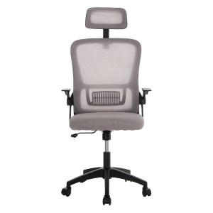 75803 ΚΑΡΕΚΛΑ ΓΡΑΦΕΙΟΥ BLAZER HM1205.05 ΓΚΡΙ MESH-ΜΑΥΡΟΣ ΣΚΕΛΕΤΟΣ 60x58x110-130Υεκ.