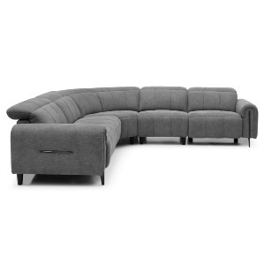 75812 ΓΩΝΙΑΚΟΣ ΚΑΝΑΠΕΣ ΜΕ RECLINE ORACLE HM3290.01 ΓΚΡΙ ΥΦΑΣΜΑ 293x293x98Υεκ.