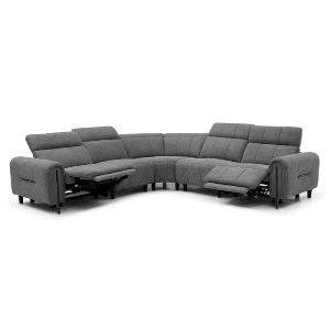 75812 ΓΩΝΙΑΚΟΣ ΚΑΝΑΠΕΣ ΜΕ RECLINE ORACLE HM3290.01 ΓΚΡΙ ΥΦΑΣΜΑ 293x293x98Υεκ.
