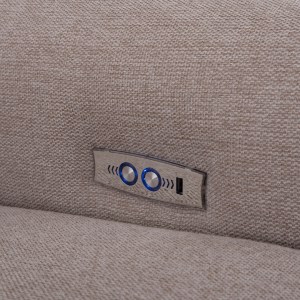 75813 ΓΩΝΙΑΚΟΣ ΚΑΝΑΠΕΣ ΜΕ RECLINE ORACLE HM3290.02 ΜΠΕΖ ΥΦΑΣΜΑ 260x260x90(κάθισμα)x94Υεκ.