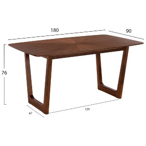 75837 ΣΕΤ ΤΡΑΠΕΖΑΡΙΑΣ 7ΤΜΧ ZARRA HM21338.01 ΤΡΑΠΕΖΙ ΑΠΟ MDF--ΚΑΡΕΚΛΕΣ ΜΕ ΜΠΟΥΚΛΕ ΥΦΑΣΜΑ