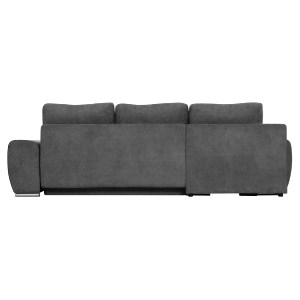 76022 ΚΑΝΑΠΕΣ ΚΡΕΒΑΤΙ ΑΡΙΣΤΕΡΗ ΓΩΝΙΑ COMFYRA HM3336.01L ΓΚΡΙ ΥΦΑΣΜΑ 270x181x75Υεκ