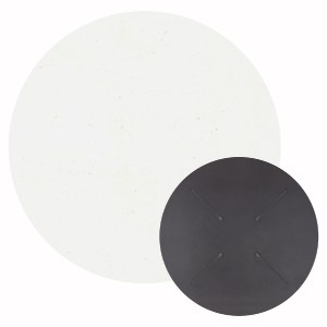 76048 ΕΠΙΦΑΝΕΙΑ ΤΡΑΠΕΖΙΟΥ HPL ΣΤΡΟΓΓΥΛΗ HM5841.23 WHITE Φ60εκ.