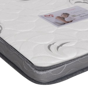 76062 ΣΤΡΩΜΑ ΑΦΡΟΥ TRICO HM743 ΛΕΥΚΟ 90x190x10(πάχος)εκ.