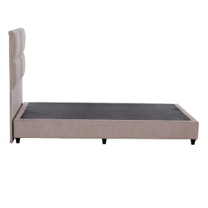 76081 ΚΡΕΒΑΤΙ HMIΔΙΠΛΟ MILO ΑΠΟ ΜΠΕΖ ΥΦΑΣΜΑ HM646.32 ΓΙΑ ΣΤΡΩΜΑ 120x200 εκ.