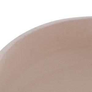 76090 ΓΛΑΣΤΡΑ ΕΣ.ΧΩΡΟΥ FRELLO HM4674.02M ΛΕΥΚΟ FIBER CEMENT--TEAK ΒΑΣΗ 27x26,5x12Υεκ.