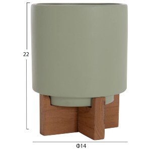 76092 ΣΕΤ 3 ΓΛΑΣΤΡΕΣ ΜΕ TEAK ΒΑΣΕΙΣ TANTI HM4685 FIBER CEMENT ΣΕ 3 ΧΡΩΜΑΤΑ
